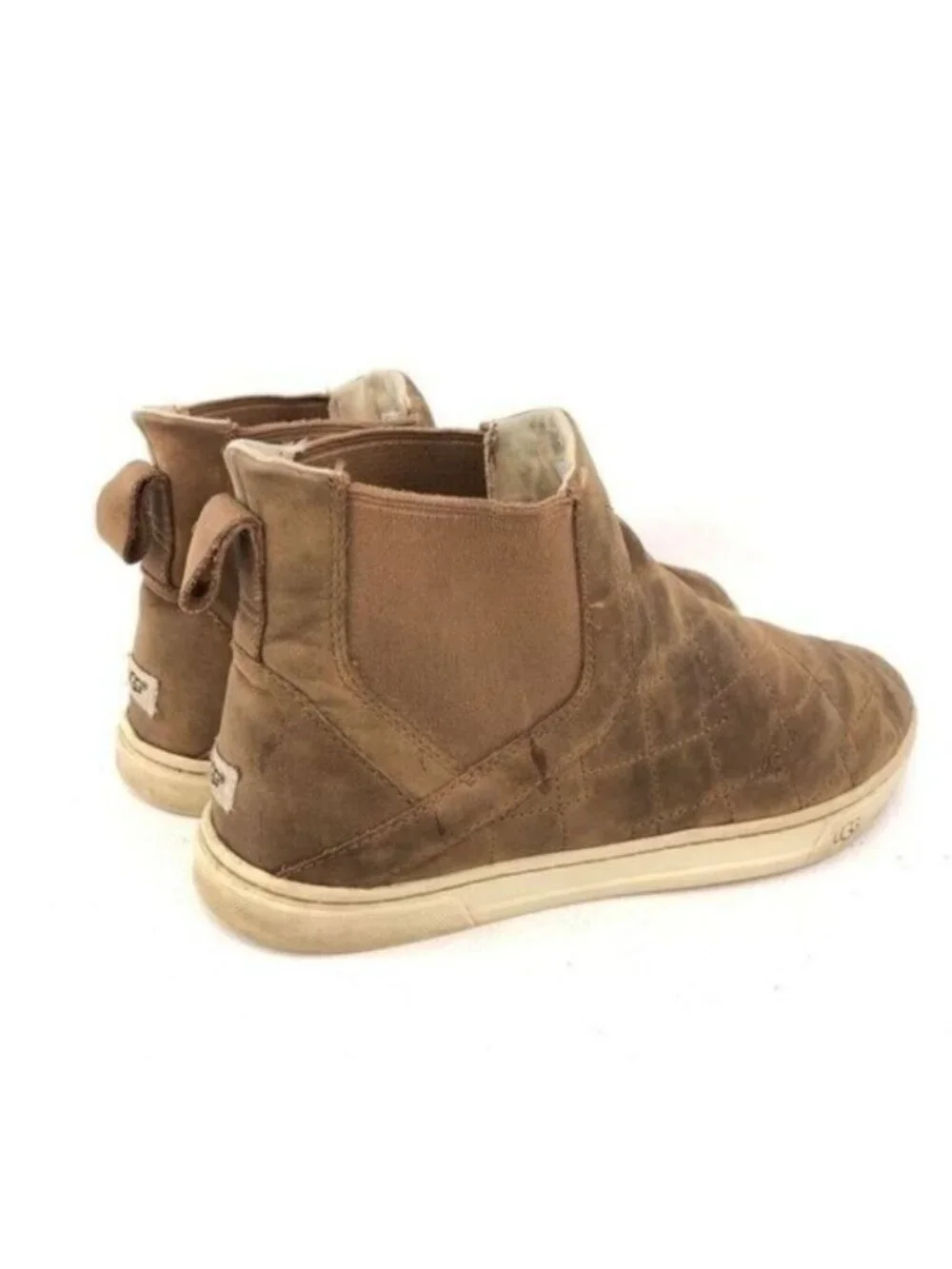 UGG Hollyn Deco Quilt Ankle Boots 8